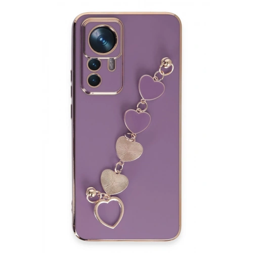 BFS  Xiaomi Mi 12T Pro Kılıf Esila Silikon - Mor