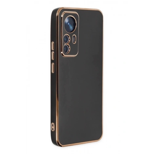 BFS  Xiaomi Mi 12T Pro Kılıf Volet Silikon - Siyah