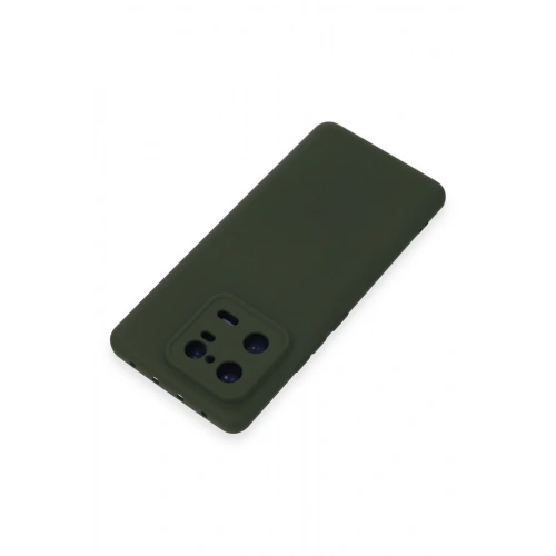 BFS  Xiaomi Mi 13 Pro Kılıf Nano içi Kadife Silikon - Koyu Yeşil