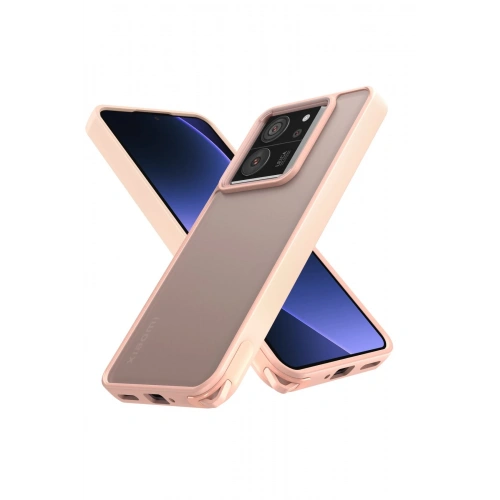 BFS  Xiaomi Mi 13T Kılıf Elegant Kapak - Pudra