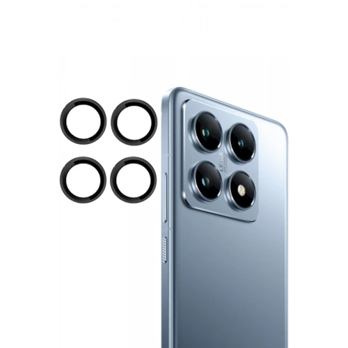 BFS  Xiaomi Mi 14T Pro PVD Metal Kamera Lens - Siyah