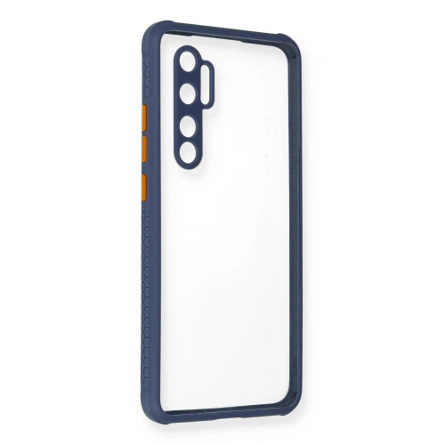 BFS  Xiaomi Mi Note 10 Lite Kılıf Miami Şeffaf Silikon - Gri