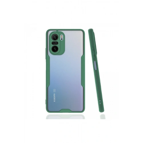 BFS  Xiaomi Poco F3 Kılıf Platin Silikon - Yeşil