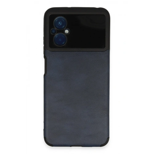 BFS  Xiaomi Poco M5 Kılıf Loop Deri Silikon - Lacivert