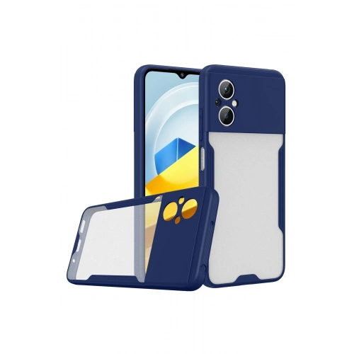 BFS  Xiaomi Poco M5 Kılıf Platin Silikon - Lacivert