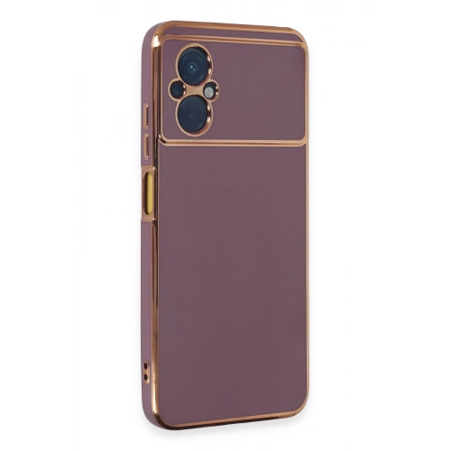 BFS  Xiaomi Poco M5 Kılıf Volet Silikon - Mor