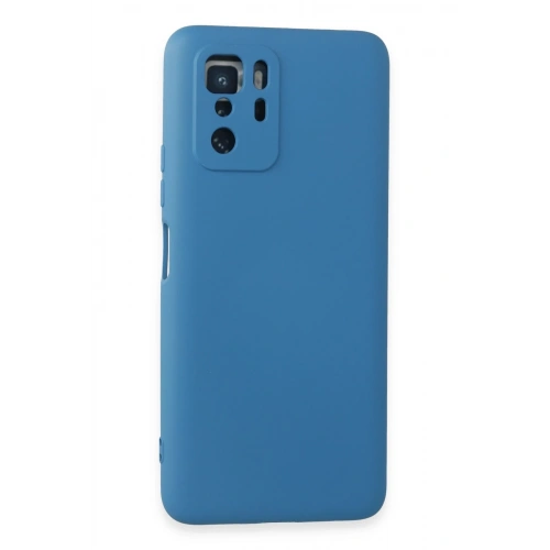 BFS  Xiaomi Poco X3 GT Kılıf Nano içi Kadife Silikon - Mavi