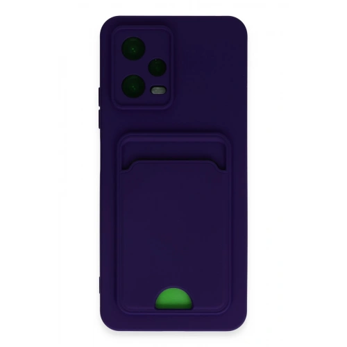 BFS  Xiaomi Poco X5 5G Kılıf Kelvin Kartvizitli Silikon - Derin Mor