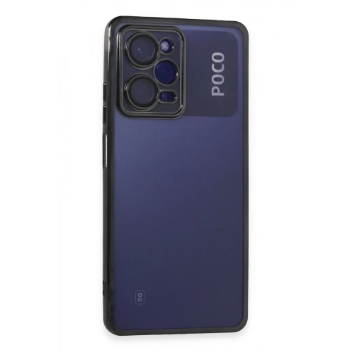 BFS  Xiaomi Poco X5 Pro 5G Kılıf  Lensli Silikon - Siyah