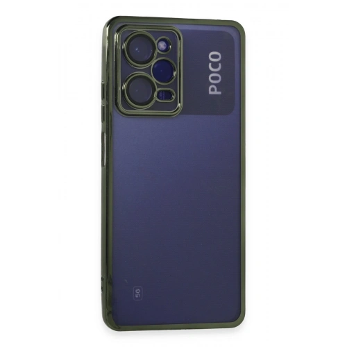 BFS  Xiaomi Poco X5 Pro 5G Kılıf  Lensli Silikon - Yeşil