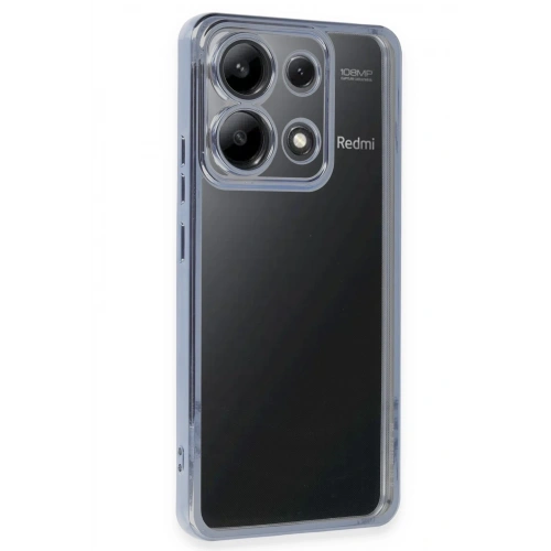 BFS  Xiaomi Poco X6 Kılıf  Lensli Silikon - Açık Mavi