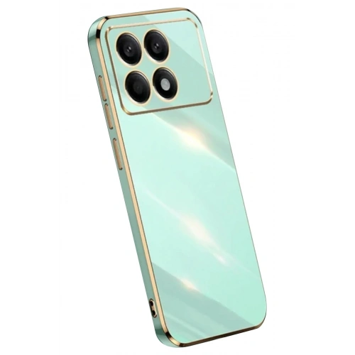 BFS  Xiaomi Poco X6 Pro Kılıf Volet Silikon - Açık Yeşil