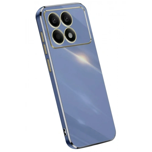 BFS  Xiaomi Poco X6 Pro Kılıf Volet Silikon - Mavi