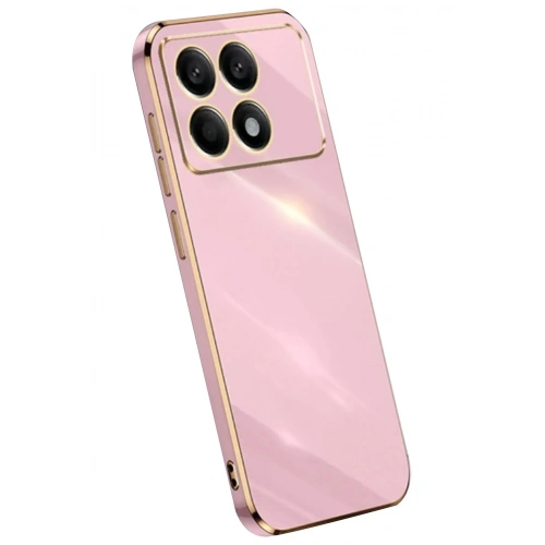 BFS  Xiaomi Poco X6 Pro Kılıf Volet Silikon - Pembe