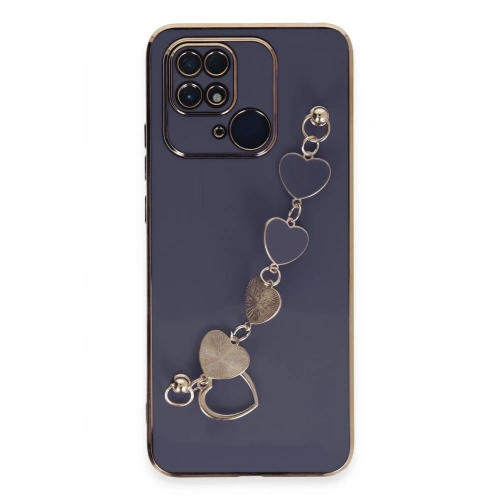 BFS  Xiaomi Redmi 10C Kılıf Esila Silikon - Gri