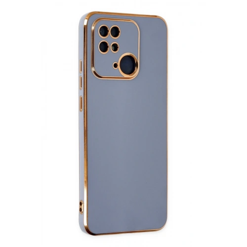 BFS  Xiaomi Redmi 10C Kılıf Volet Silikon - Mavi