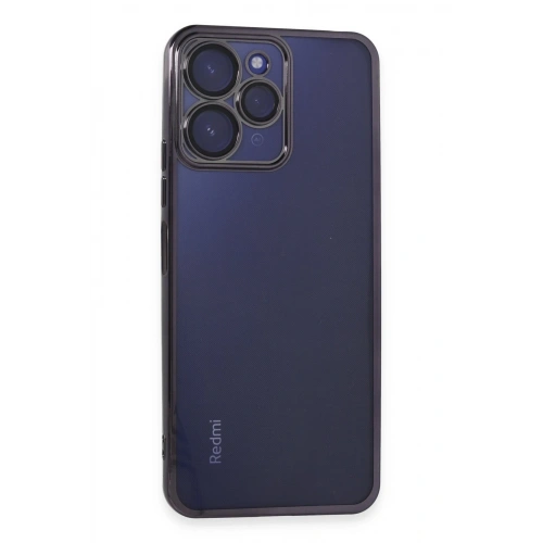 BFS  Xiaomi Redmi 12 Kılıf  Lensli Silikon - Mor