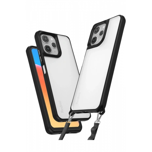 BFS  Xiaomi Redmi 12 Kılıf Penta Silikon Kılıf - Siyah