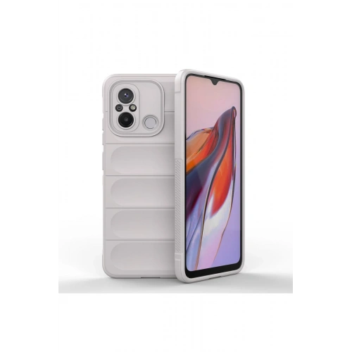 BFS  Xiaomi Redmi 12C Kılıf Optimum Silikon - Krem