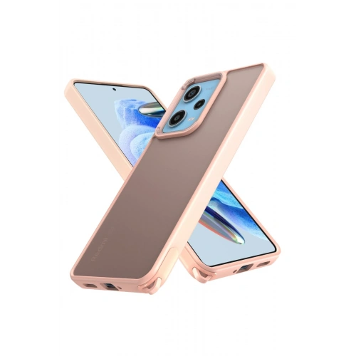 BFS  Xiaomi Redmi 13 4G Kılıf Elegant Kapak - Pudra