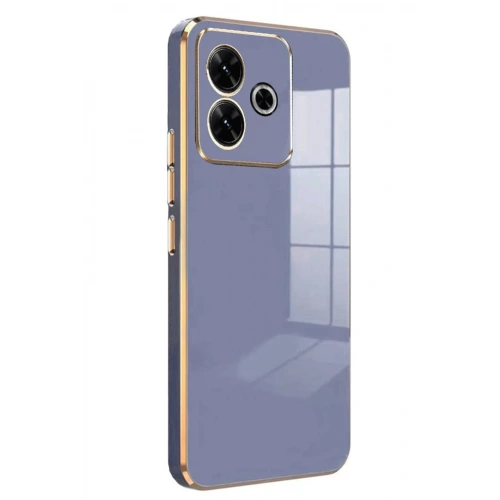 BFS  Xiaomi Redmi 13 4G Kılıf Volet Silikon - Mavi