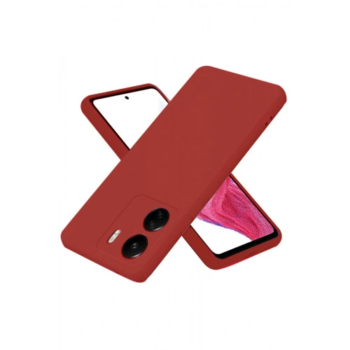 BFS Xiaomi Redmi 13C Kılıf First Silikon - Bordo