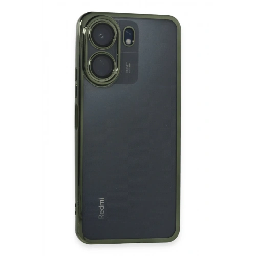 BFS  Xiaomi Redmi 13C Kılıf  Lensli Silikon - Yeşil