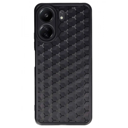 BFS  Xiaomi Redmi 13C Kılıf Petek Silikon Kapak - Siyah