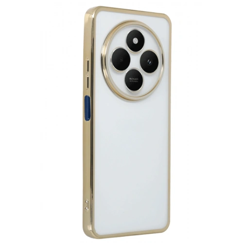 BFS  Xiaomi Redmi 14C Kılıf  Lensli Silikon - Gold