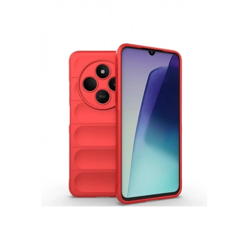 BFS  Xiaomi Redmi 14C Kılıf Optimum Silikon - Kırmızı