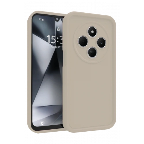 BFS  Xiaomi Redmi 14C Kılıf Viera Silikon - Krem