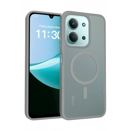BFS  Xiaomi Redmi 15C 4G Jota Magsafe Kapak - Titan Gri