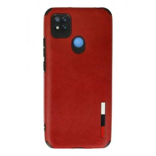 BFS  Xiaomi Redmi 9C Kılıf Loop Deri Silikon - Kırmızı