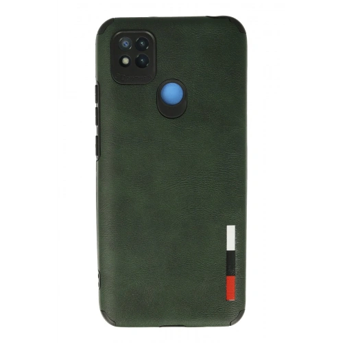 BFS  Xiaomi Redmi 9C Kılıf Loop Deri Silikon - Yeşil