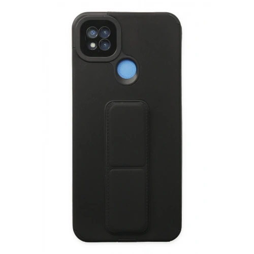 BFS  Xiaomi Redmi 9C Kılıf Mega Standlı Silikon - Siyah