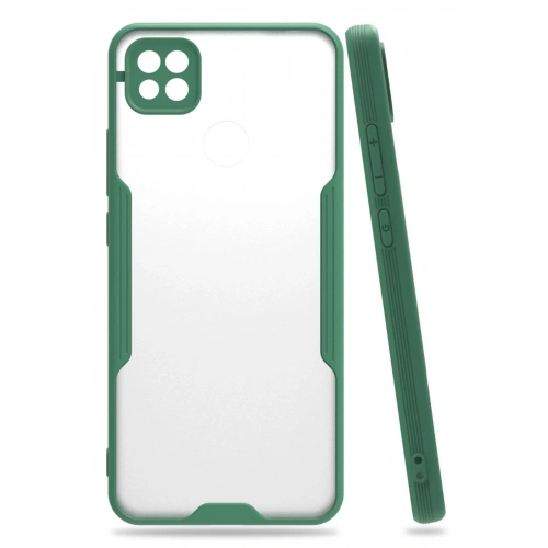 BFS  Xiaomi Redmi 9C Kılıf Platin Silikon - Yeşil