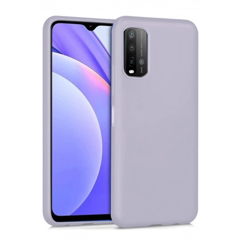 BFS  Xiaomi Redmi 9T Kılıf Nano içi Kadife Silikon - Lila