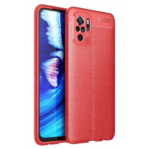 BFS  Xiaomi Redmi Note 10 Kılıf Auto Focus Kapak - Kırmızı