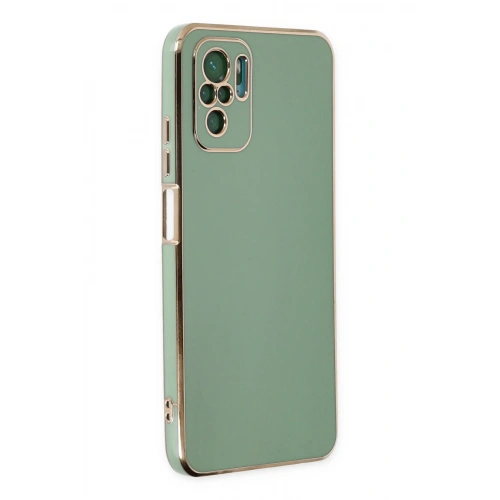 BFS  Xiaomi Redmi Note 10 Kılıf Volet Silikon - Açık Yeşil