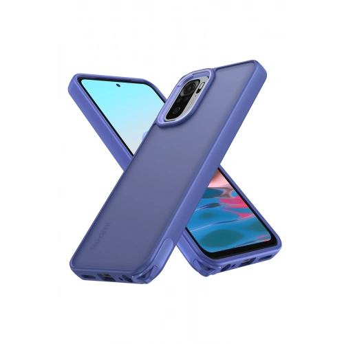 BFS  Xiaomi Redmi Note 10 Pro Kılıf Elegant Kapak - Açık Mavi