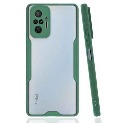 BFS  Xiaomi Redmi Note 10 Pro Kılıf Platin Silikon - Yeşil