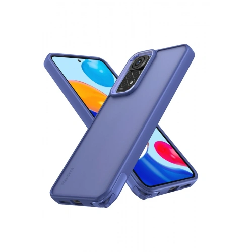 BFS  Xiaomi Redmi Note 11 Kılıf Elegant Kapak - Açık Mavi