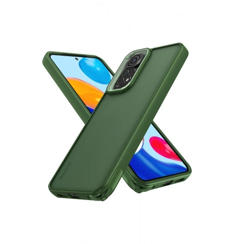 BFS  Xiaomi Redmi Note 11 Kılıf Elegant Kapak - Yeşil