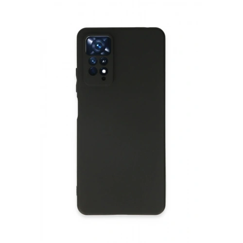 BFS  Xiaomi Redmi Note 11 Kılıf First Silikon - Siyah