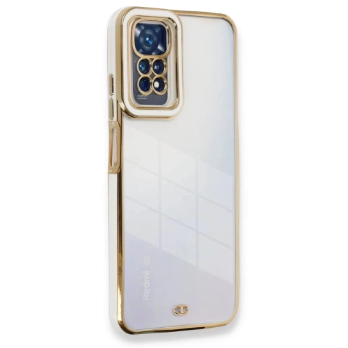 BFS Xiaomi Redmi Note 11 Kılıf Liva Lens Silikon - Beyaz