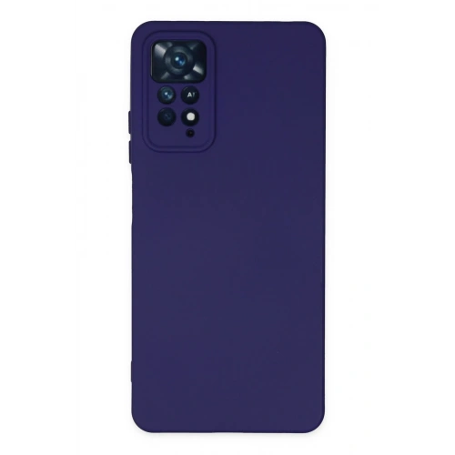 BFS  Xiaomi Redmi Note 11 Pro Kılıf Nano içi Kadife Silikon - Mor
