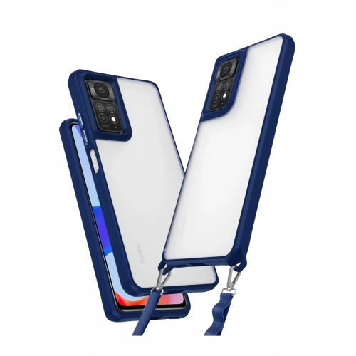 BFS  Xiaomi Redmi Note 11 Pro Kılıf Penta Silikon Kılıf - Lacivert