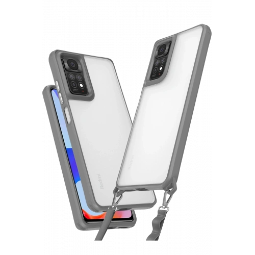 BFS  Xiaomi Redmi Note 11 Pro Kılıf Penta Silikon Kılıf - Titan Gri