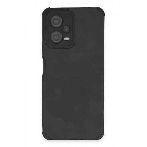 BFS  Xiaomi Redmi Note 12 5G Kılıf Loop Deri Silikon - Siyah