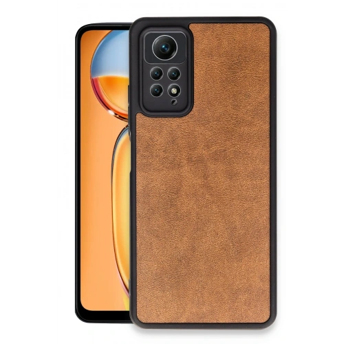 BFS  Xiaomi Redmi Note 12 Pro 4G Kılıf Aras Deri Kapak - Taba